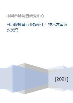 日历眼镜盒行业趋势工厂技术方案怎么投资